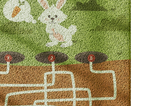 Kids carpet set 7 Model 3D