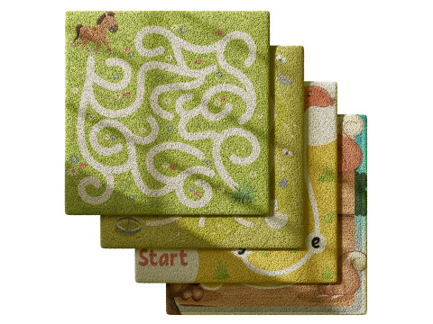 Kids carpet set 8 3Dモデル