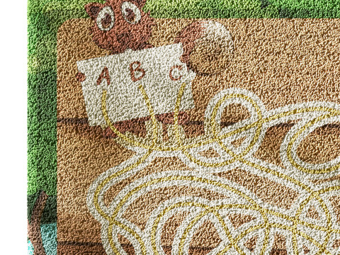 Kids carpet set 8 3D Model