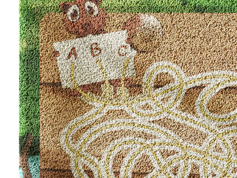 Kids carpet set 8 3D Model