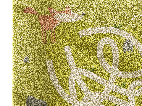 Kids carpet set 8 3D Model