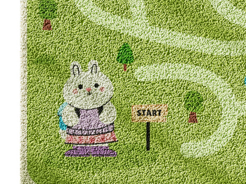 Kids carpet set 9 3D Model