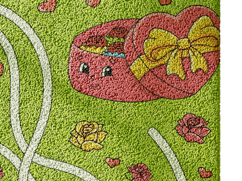 Kids carpet set 9 3D Model