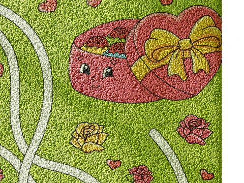 Kids carpet set 9 3D Model