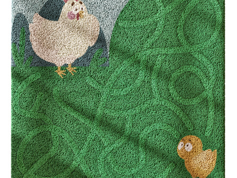 Kids carpet set 10 3D 模型