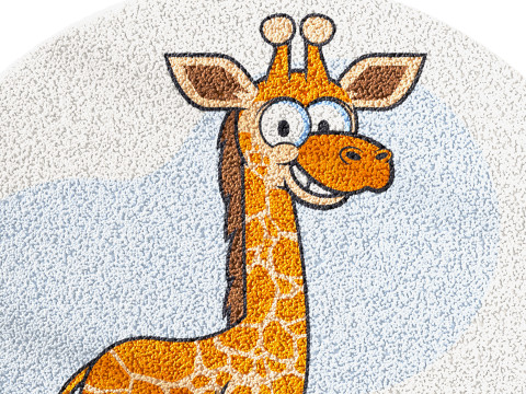 Kids carpet set 11 3D Model