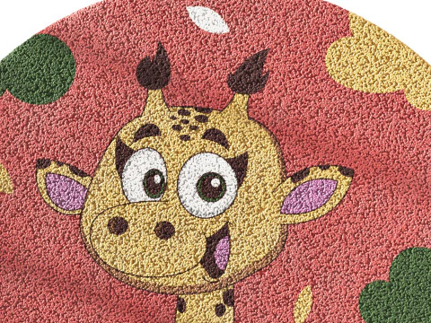Kids carpet set 12 3D Model