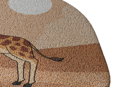 Kids carpet set 12 3D Model