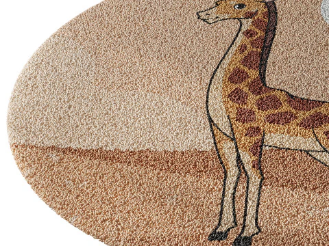 Kids carpet set 12 3D Model