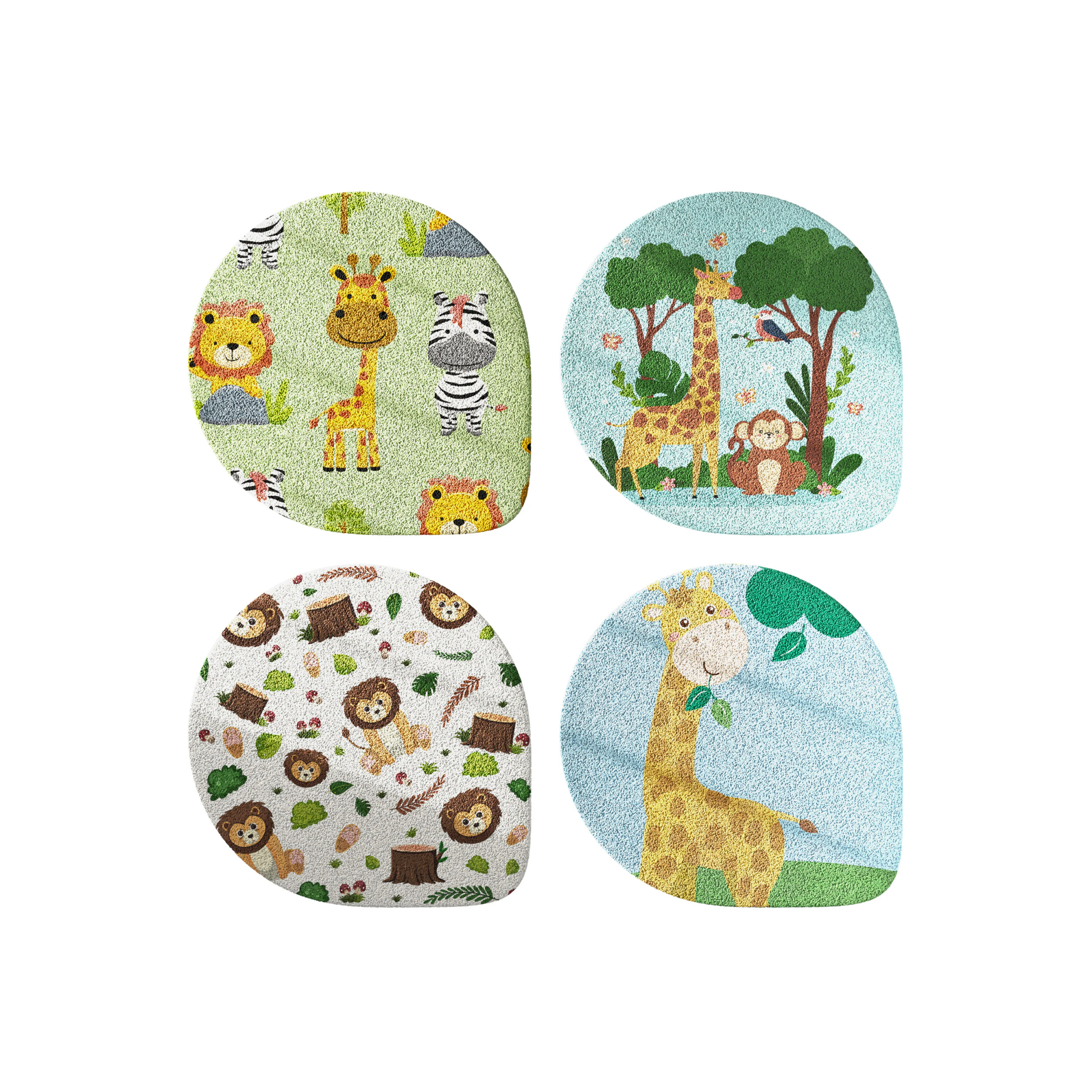 Kids carpet set 13 3D Model .c4d .max .obj .3ds .fbx .stl .blend 