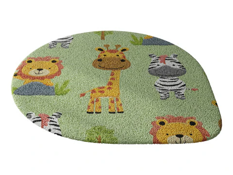 Kids carpet set 13 3D Model