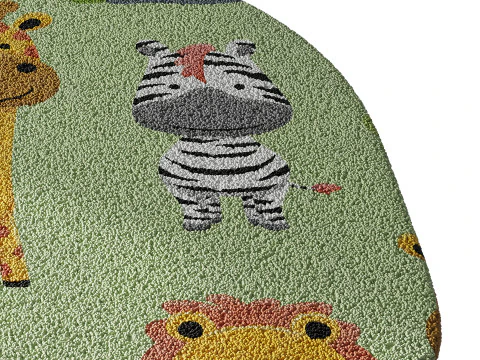 Kids carpet set 13 3D Model