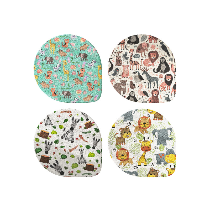 Kids carpet set 14 3D Model .c4d .max .obj .3ds .fbx .stl .blend 