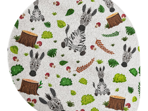 Kids carpet set 14 3D Model