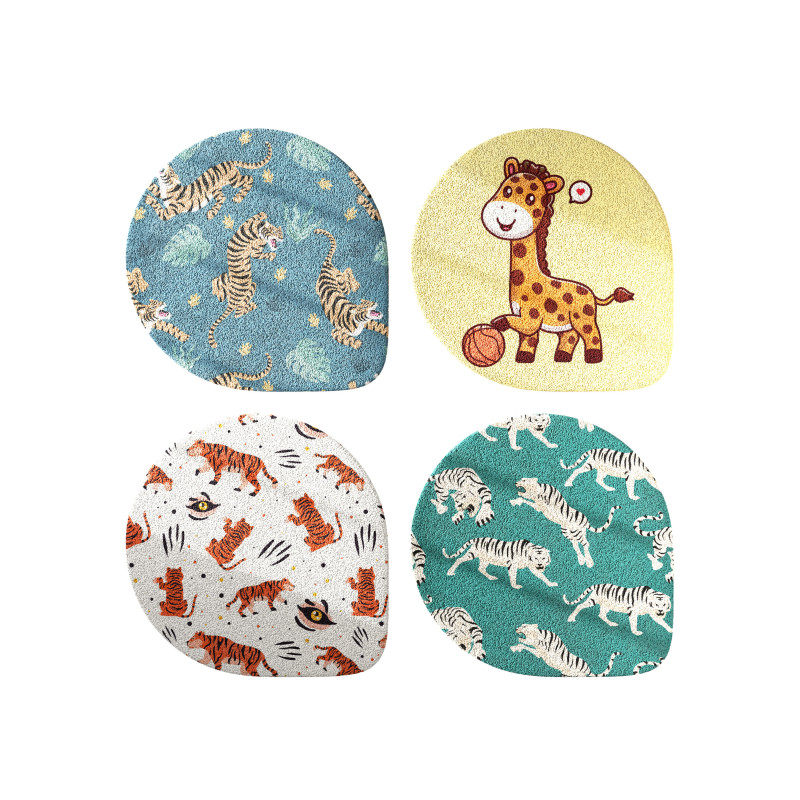 Kids carpet set 15 3D Model .c4d .max .obj .3ds .fbx .stl .blend 