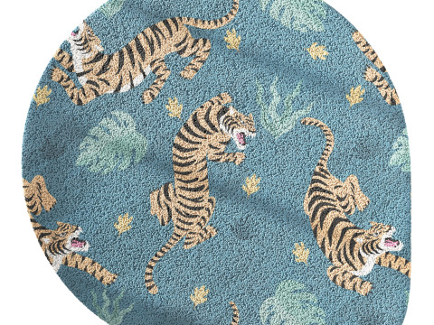 Kids carpet set 15 3D Model