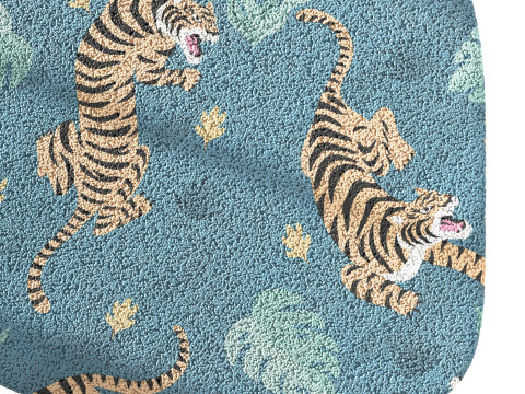 Kids carpet set 15 3D Model