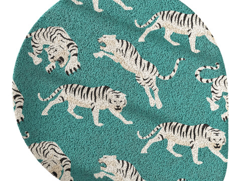 Kids carpet set 15 3D Model