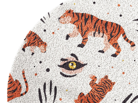 Kids carpet set 15 3D Model