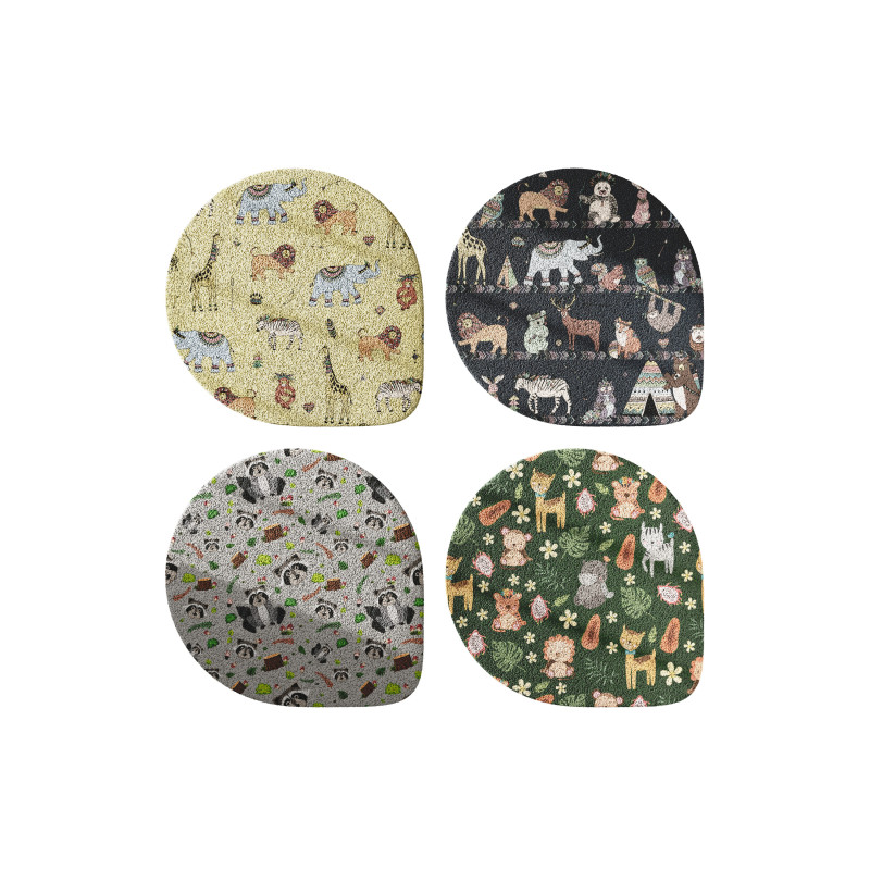 Kids carpet set 17 3D Модель .c4d .max .obj .3ds .fbx .stl .blend 