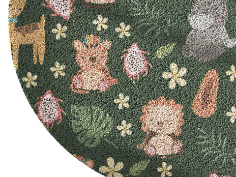 Kids carpet set 17 3D Модель