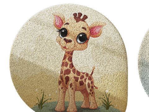 Kids carpet set 18 Modelo 3D