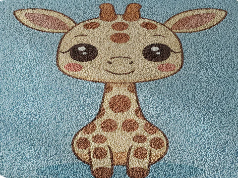 Kids carpet set 18 3D Model