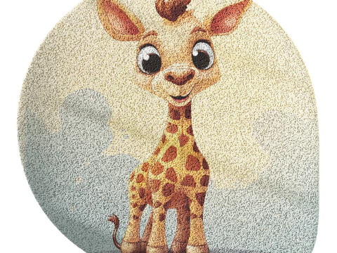 Kids carpet set 18 3D Model