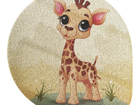 Kids carpet set 18 3D Model