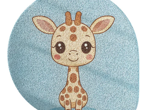 Kids carpet set 18 3D Model