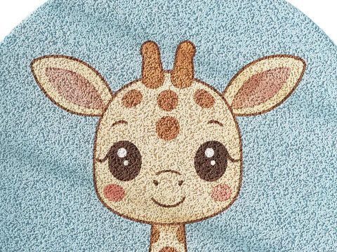 Kids carpet set 18 3D Model