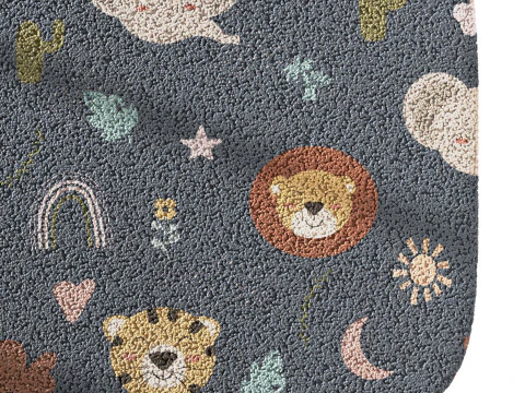 Kids carpet set 19 3D Model