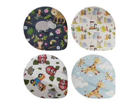 Kids carpet set 20 3D 모델