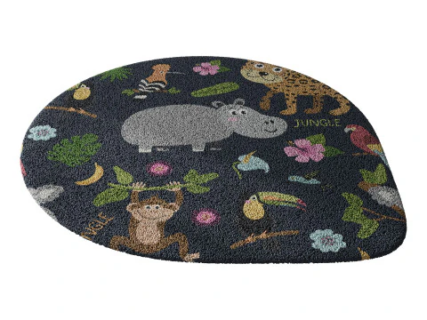 Kids carpet set 20 3D Model