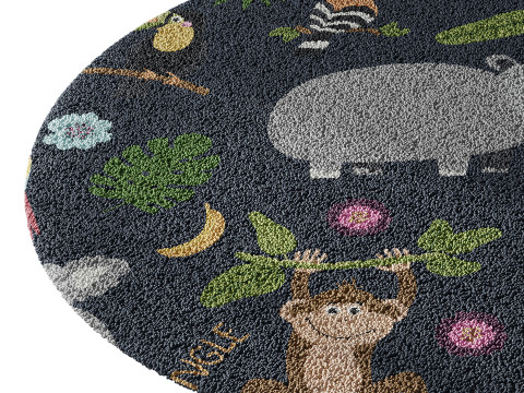Kids carpet set 20 3D 模型