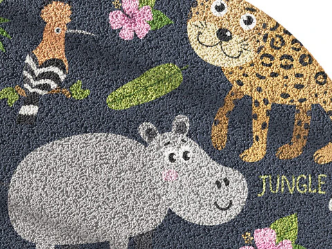 Kids carpet set 20 3D Model