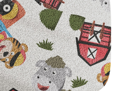 Kids carpet set 20 3D 模型