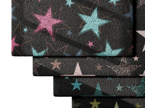 Kids carpet set 22 3D Model