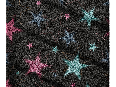 Kids carpet set 22 3D Модель