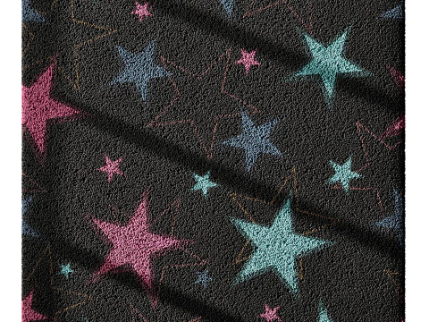 Kids carpet set 22 3D Model