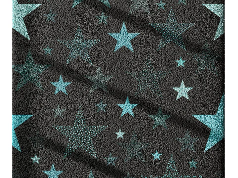 Kids carpet set 22 3D Model