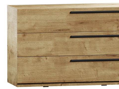 Kimball Chest of Drawers-3 White Wood Latte 3Dモデル