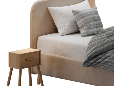 Lightsey bed 120 3D Model