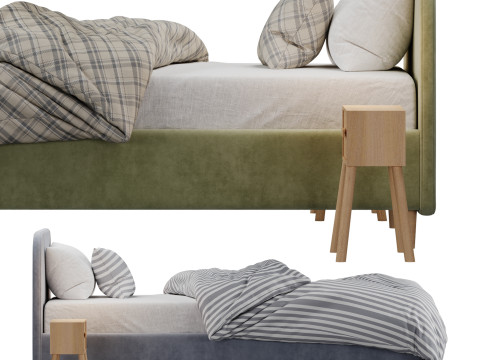 Lightsey bed 120 3D Model