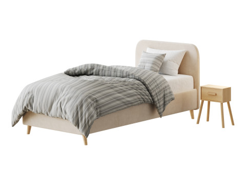Lightsey bed 120 3D Model