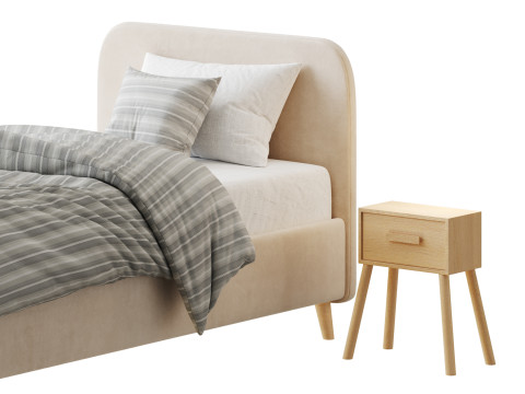Lightsey bed 120 3D Model