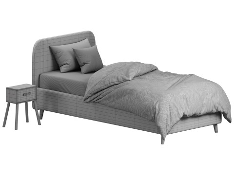 Lightsey bed 120 3D Model
