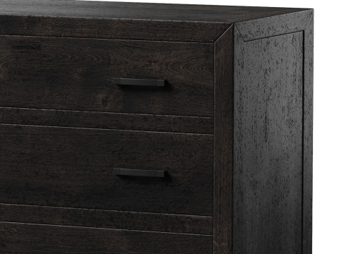 Linwood 3-Drawer Dresser Modelo 3D