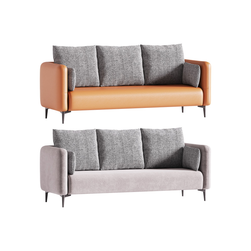 Living Room Sofa 3D Model .c4d .max .obj .3ds .fbx .stl .blend 