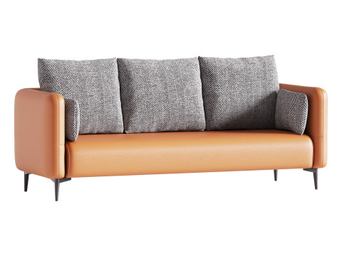 Living Room Sofa 3D Model